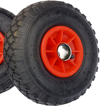 FROSAL Ersatzrad Nabe 25mm/75mm - Rad für Bollerwagen oder Sackkarre mit Achsstopfen