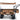 FROSAL Bollerwagen Nick PRO braun faltbar mit Schiebegriff Dach & Bremse
