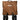 FROSAL Bollerwagen Nick faltbar mit Luftreifen Bremse & Dach braun