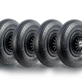 4 x FROSAL Luftreifen für Bollerwagen Leo und Loki Fuxtec Kesser uvm.