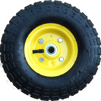FROSAL Ersatzrad Transportwagen 16 mm Achse Gelb 4.10 / 3,50 - 4 1 Stück