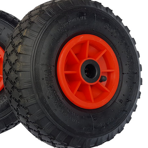 FROSAL Ersatzrad Nabe 25mm/75mm - Rad für Bollerwagen oder Sackkarre Luftrad