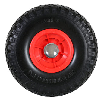 FROSAL Ersatzrad - PU Rad Nabe 20mm/60mm für Bollerwagen oder Sackkarre pannensicher inkl. Radbefest 1 Stück