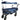 FROSAL Bollerwagen Nick PRO blau faltbar mit Schiebegriff Dach & Bremse