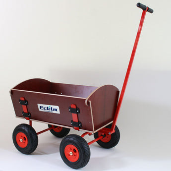 ECKLA Bollerwagen Long Trailer mit pannensichere Bereifung und festem Phenolharzaufbau wetterfest