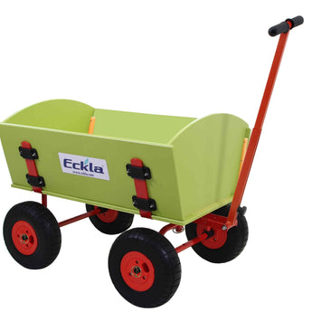 ECKLA Bollerwagen Easy Trailer mit pannensicherer Bereifung und Kunststoffaufbau, wetterfest - zerlegbar