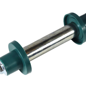 FROSAL Achse für Schubkarrenrad - stabile 20mm Vollmaterial-Achse für 75mm Nabenlänge
