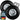 2 x Frosal PU Rad Stahlfelge Silber 20 mm Bollerwagen Sackkarre