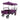 FUXTEC faltbarer Bollerwagen CT500 mit Sonnendach, purpur