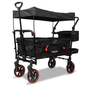 FUXTEC faltbarer Premium Bollerwagen FX-CT850 in schwarz